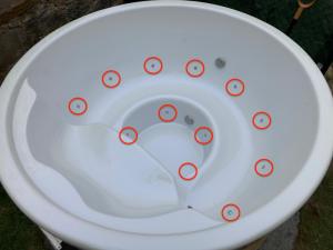 Jacuzzi – 12 Diffusoren