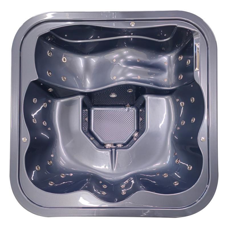 Hot Tub Square Comfort integral - integrierter Holzofen