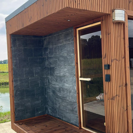 Schiefer-Terrassenwandverkleidung