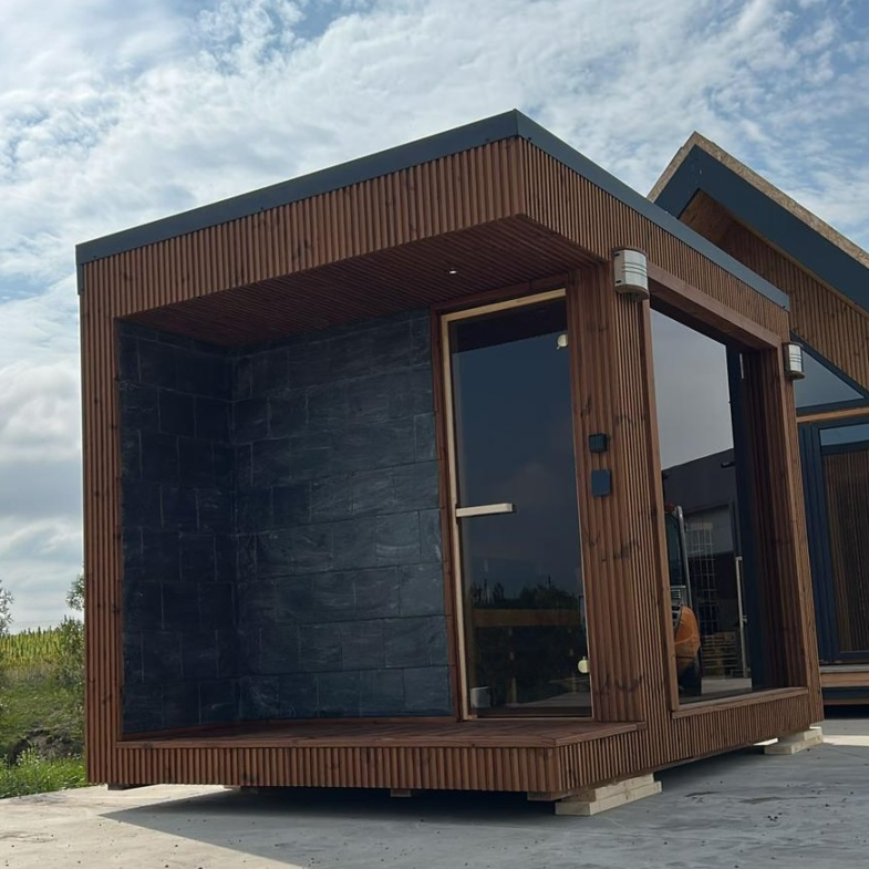 Schiefer-Terrassenwandverkleidung